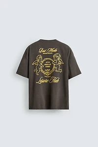 WASHED PRINT RELAXED FIT T-SHIRT