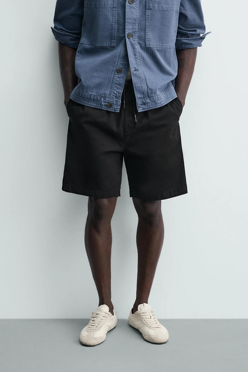 WASHED RELAXED FIT SHORTS