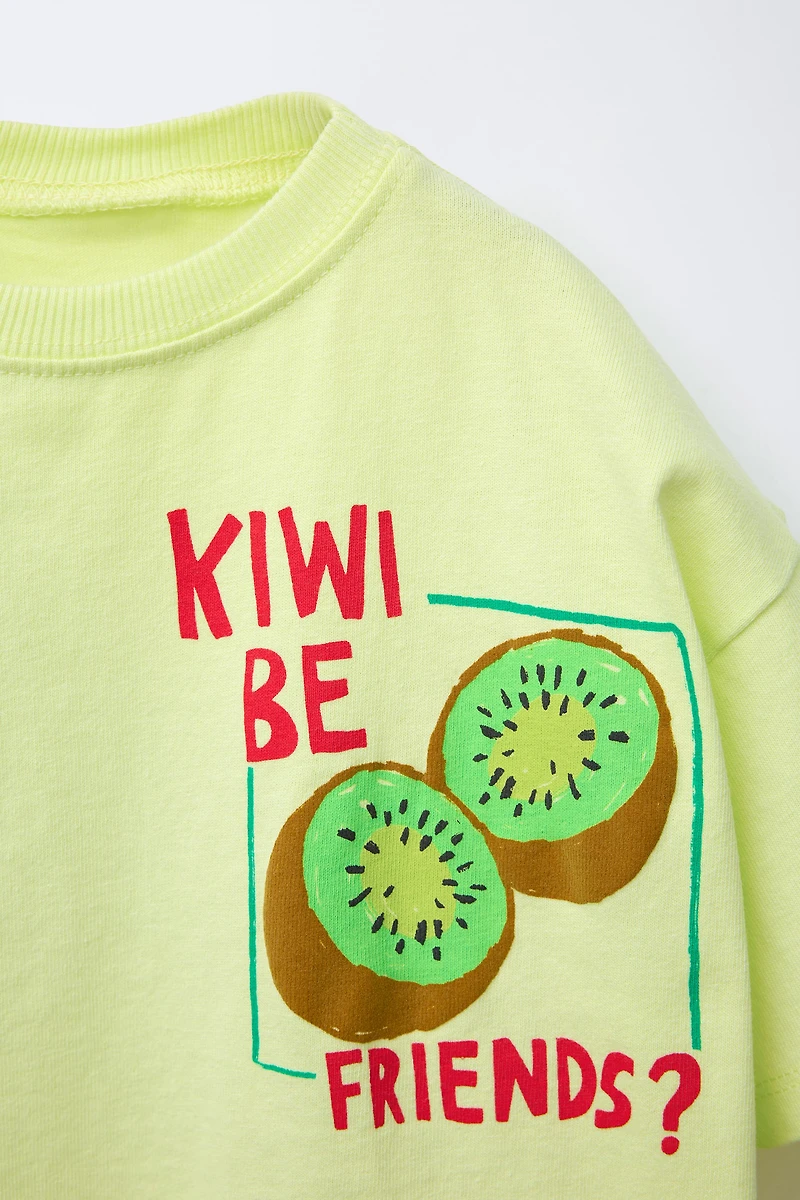 T-SHIRT IMPRIMÉ FRUITS