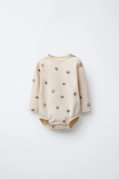 COZY HEDGEHOG BODYSUIT