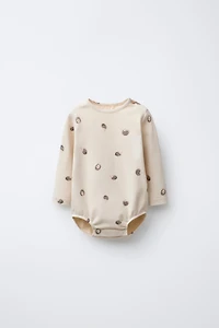 COZY HEDGEHOG BODYSUIT