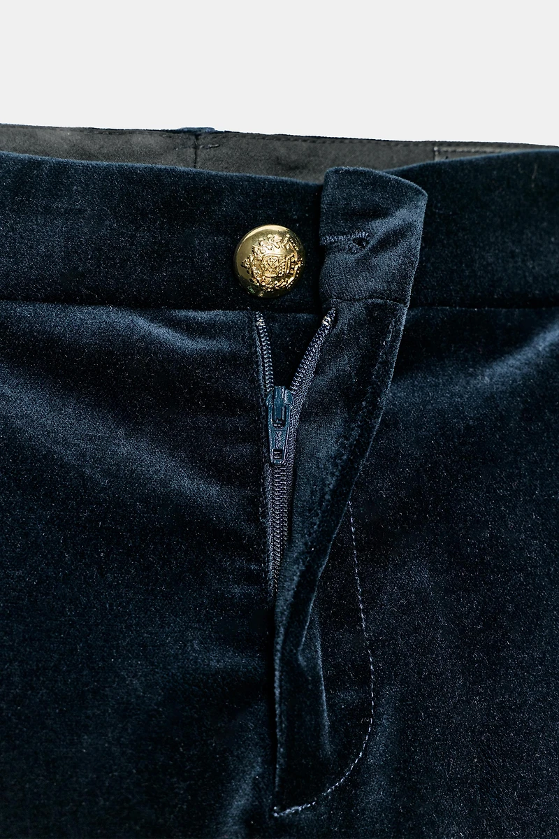 ZW COLLECTION LIMITED EDITION VELVET FLARE PANTS
