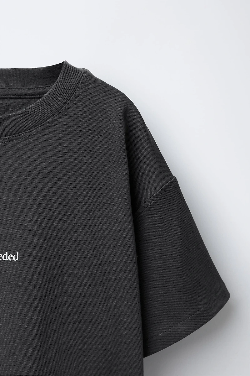 TEXT PRINT T-SHIRT