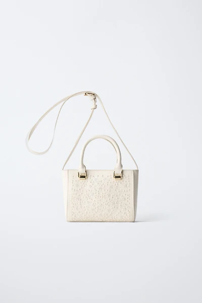 PEARL TRIM CROSSBODY BAG