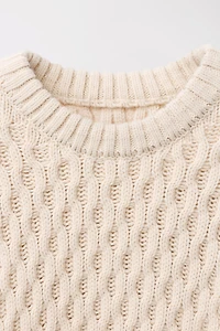 LIMITED EDITION WOOL CABLE KNIT JUMPER