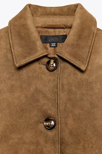 FAUX SUEDE JACKET