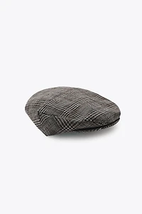WOOL PLAID BERET