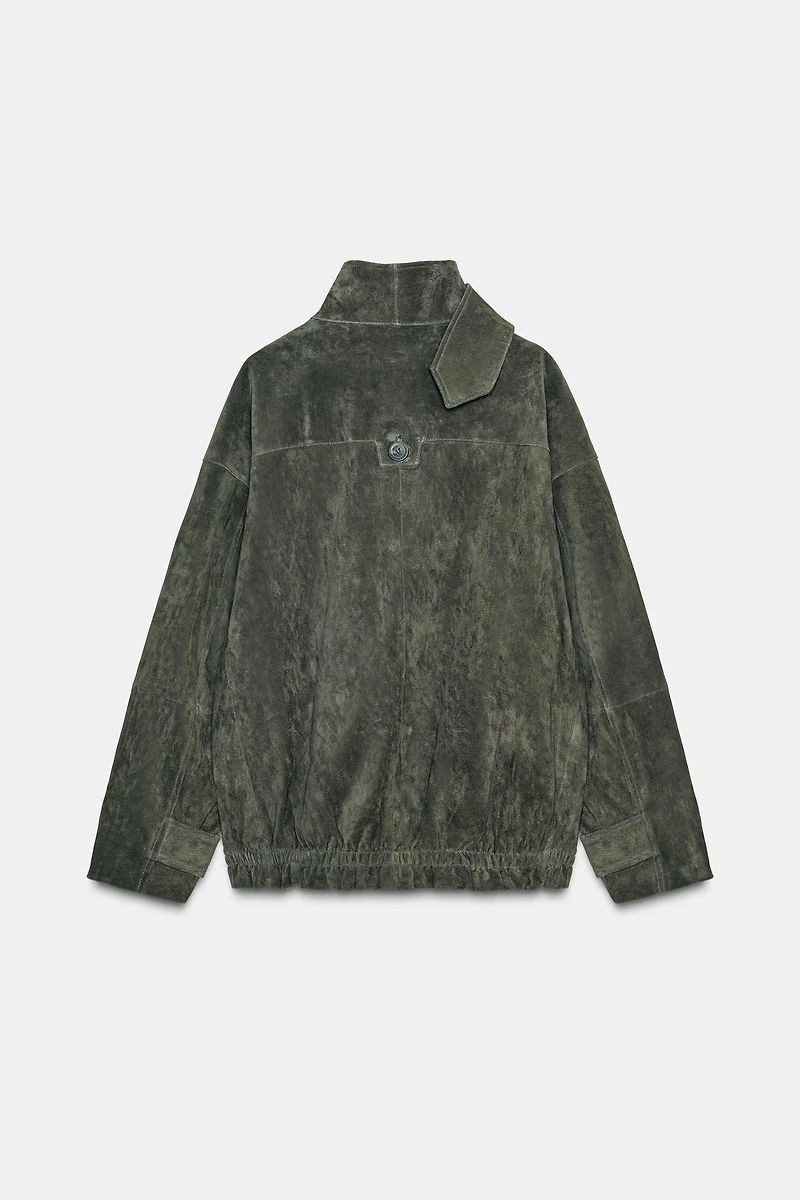 100% SUEDE LEATHER JACKET