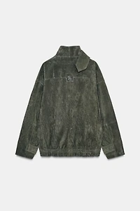 100% SUEDE LEATHER JACKET