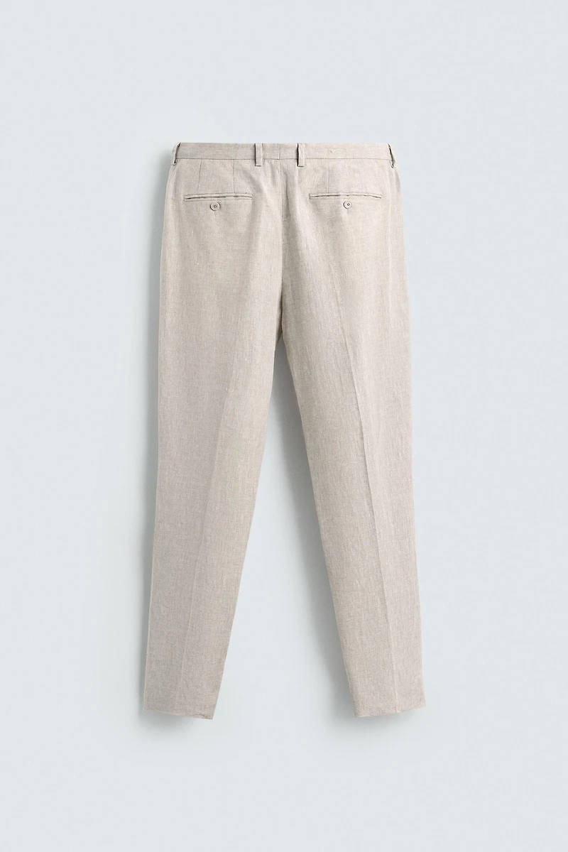 SUIT PANTS 100% LINEN