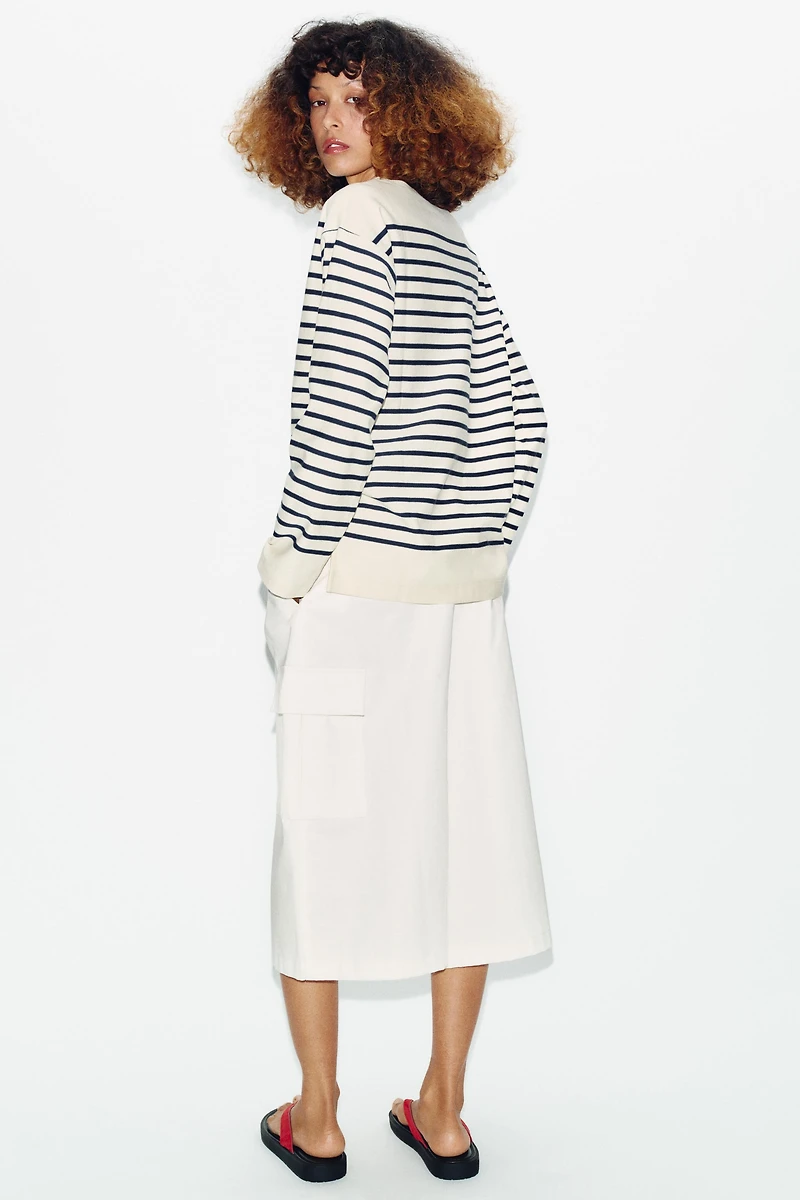 STRIPED LONG SLEEVE T-SHIRT
