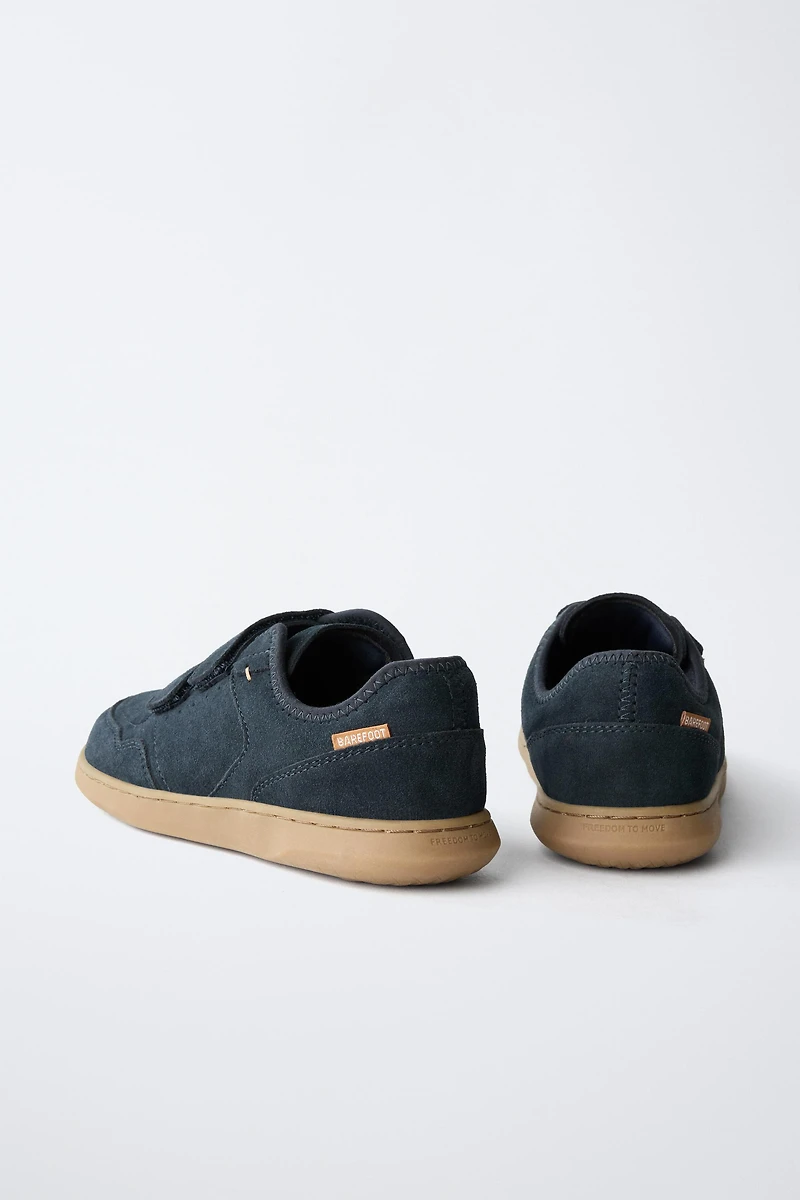 BAREFOOT SPLIT LEATHER SNEAKERS