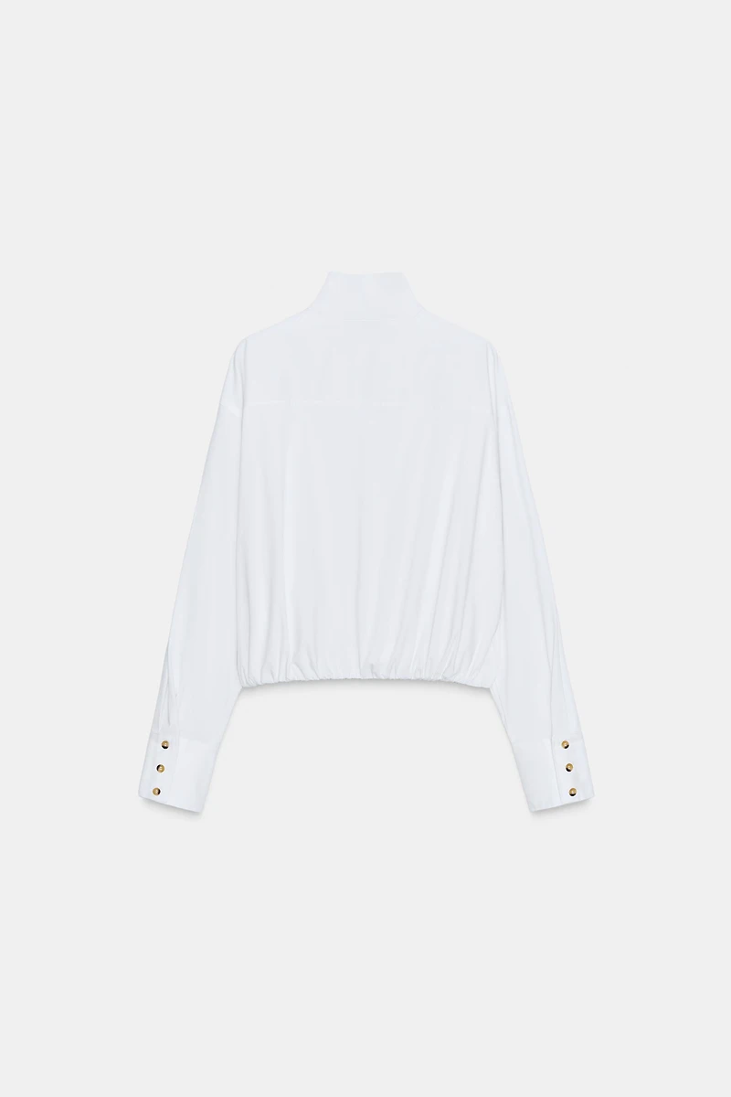 BALLOON POPLIN SHIRT