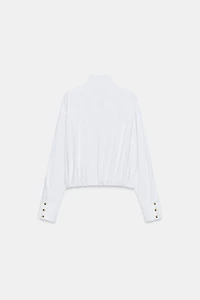 BALLOON POPLIN SHIRT