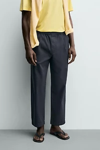 PANTALON COUPE DÉCONTRACTÉE EN COTON