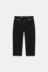 Z1975 MID-RISE ZIPPER CAPRI JEANS
