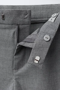 HERRINGBONE FLARE PANTS