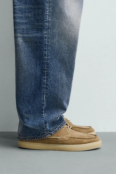 CHAUSSURES BATEAU EN CUIR