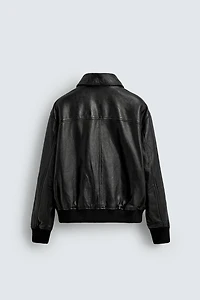 LEATHER POCKET JACKET