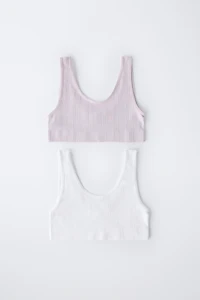 8-14 ANS/ LOT DE DEUX TOPS SEAMLESS