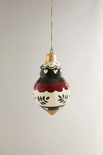 DÉCORATION ARBRE GOUTTE PAPIER MÂCHÉ NOËL