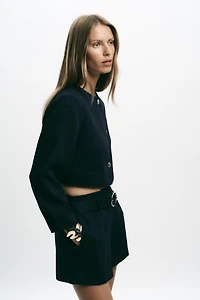GOLD BUTTON SHORT BLAZER
