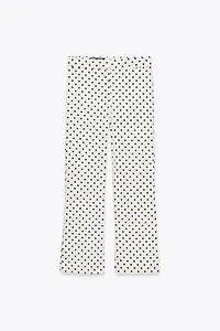 POLKA DOT MINI FLARE PANTS