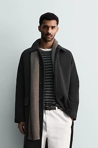 WOOL BLEND COAT WITH POCKETS