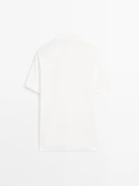 Polo manches courtes lin