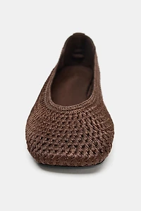 BRAIDED BALLET FLATS