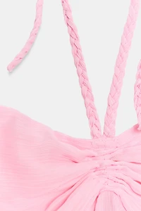 ASYMMETRIC RUFFLED TOP