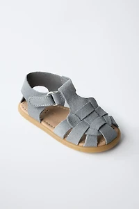 BAREFOOT LEATHER FISHERMAN SANDALS