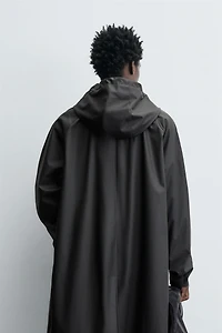 RUBBERIZED HOODED PARKA