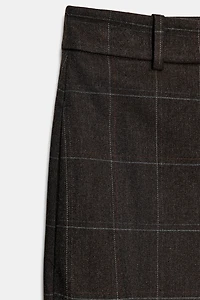 PLAID PLEATED SKIRT ZW COLLECTION