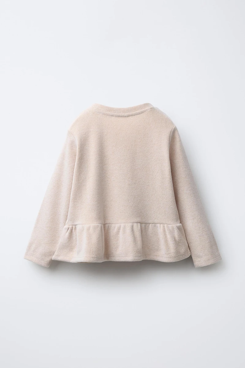 SOFT TOUCH T-SHIRT WITH CONTRASTING BOWS