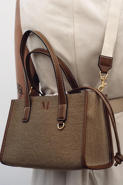 WOVEN SHOPPER BAG