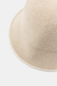 CONTRAST WOOL HAT