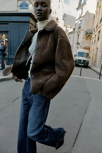 MANTEAU DOUBLE FACE RÉVERSIBLE