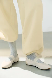 ELASTIC SPORTY BALLET FLATS
