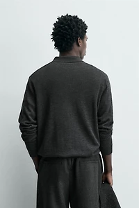 POLO EN MAILLE DE LAINE