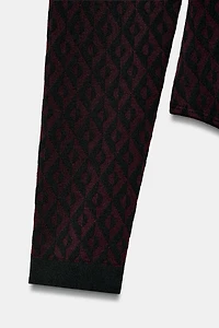 JACQUARD SKI COLLECTION BODYSUIT