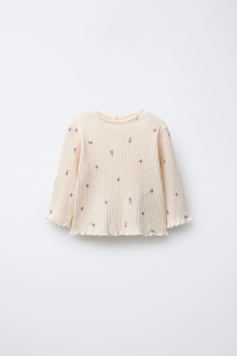 FLORAL STRUCTURE T-SHIRT