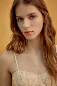 LACE COMBINATION CORSET TOP