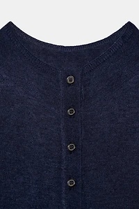 GILET EN MAILLE EXTRA FIN