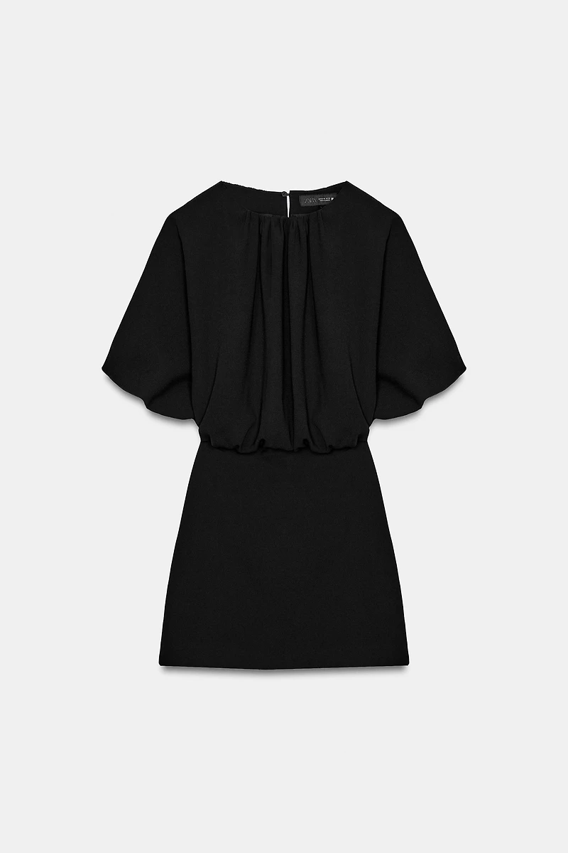 SHORT PUFF SLEEVE DRESS
