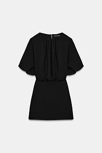 SHORT PUFF SLEEVE DRESS