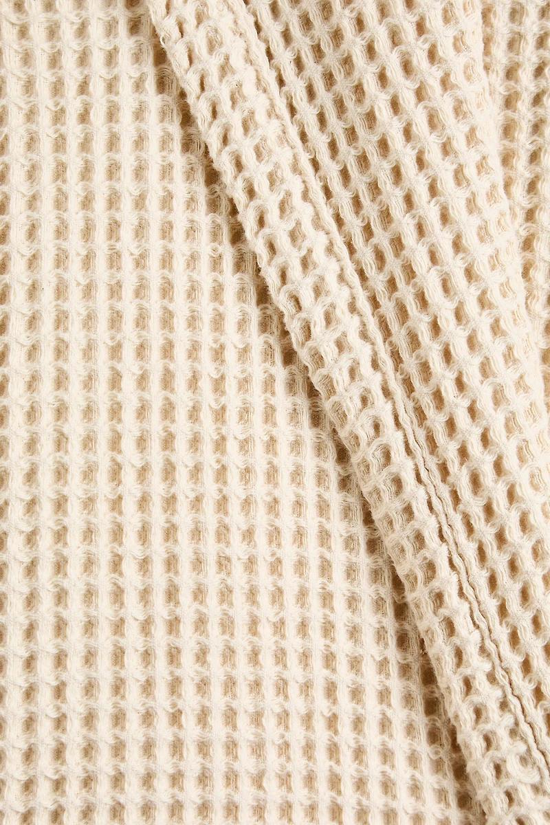 PEIGNOIR COTON WAFFLE