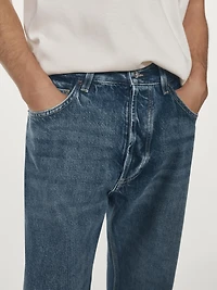 Straight-leg jeans