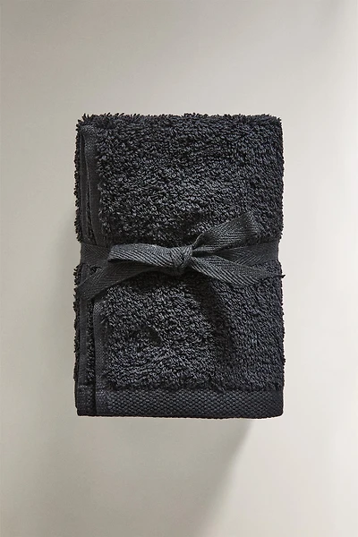 LOT SERVIETTES INVITÉS COTON PREMIUM (LOT DE 3)