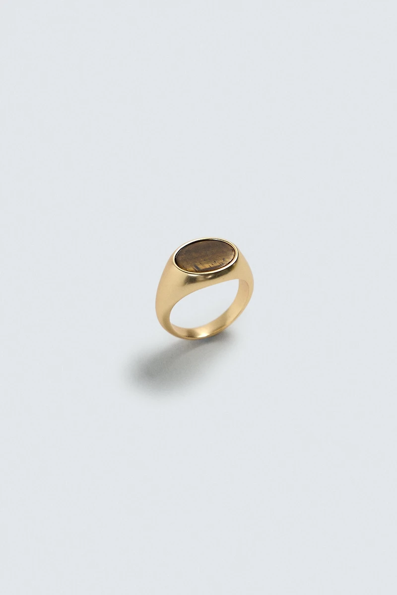 STONE SIGNET RING
